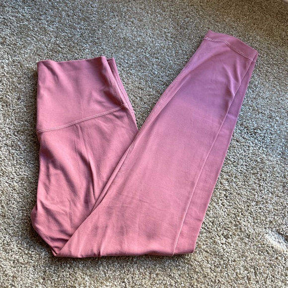 Lululemon Pink Puff Align Leggings - Picture 1 of 3
